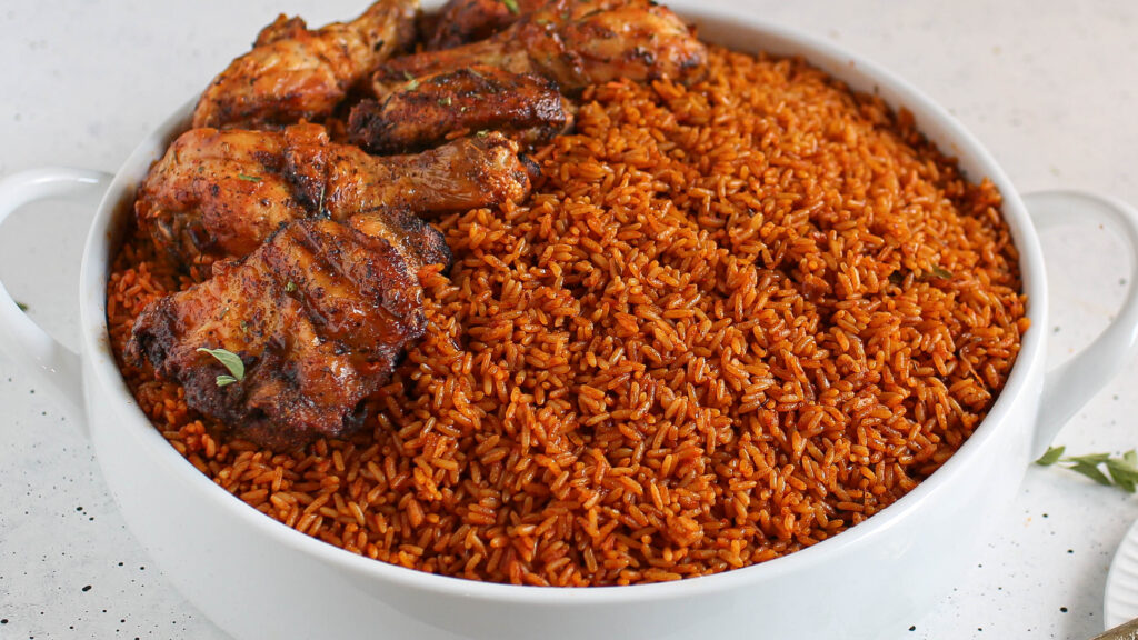 drumstick with choice of rice